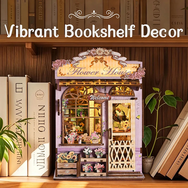 Quiet Corner Flower Room DIY Miniature Kit – DIY miniature house kit, HiNooki (image 4)