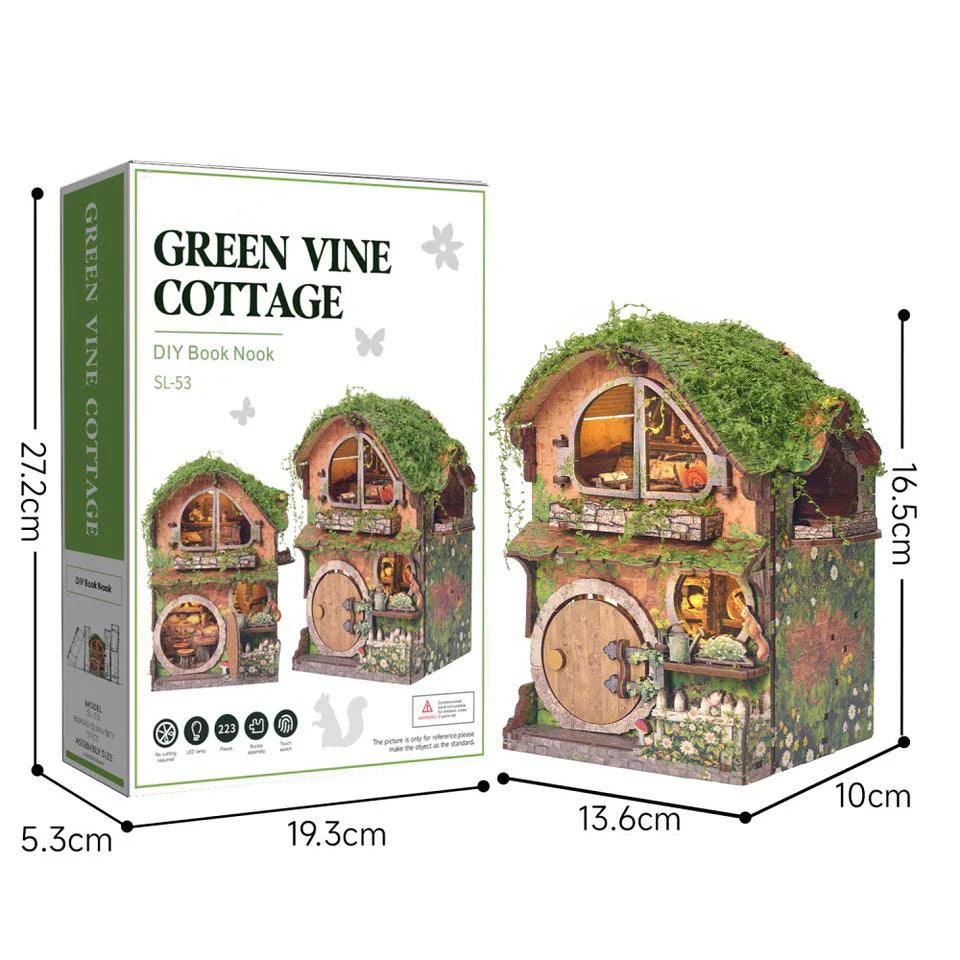 Green Vine Cottage packaging and product view
