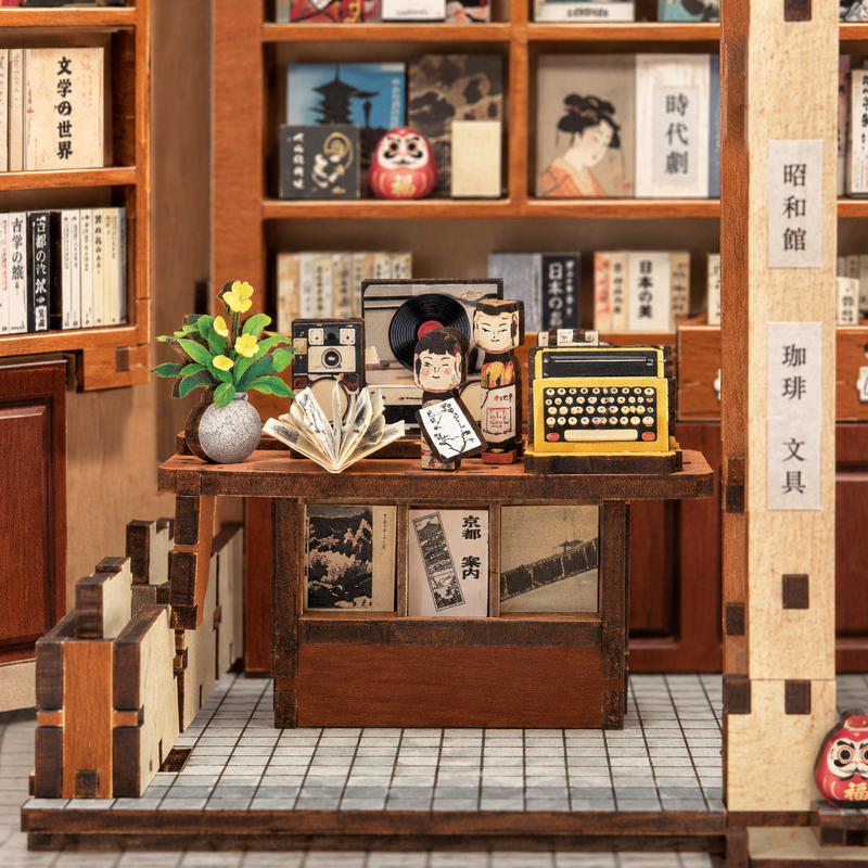 A desk full of little stories