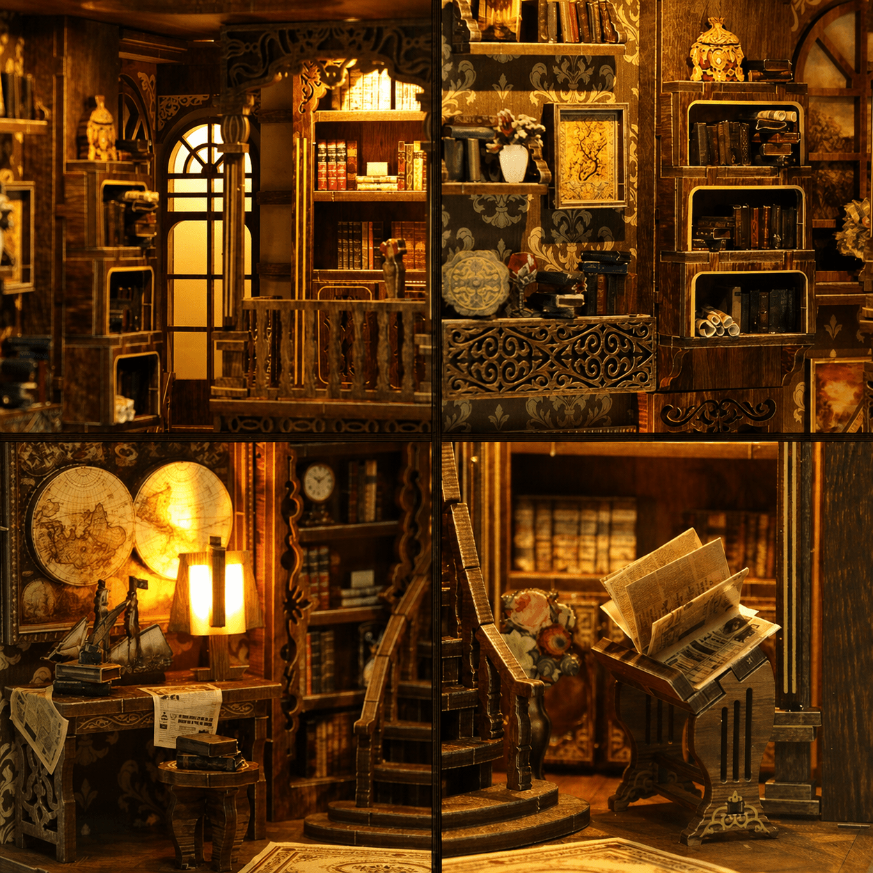 HiNooki - Antique LibraryBook Nook