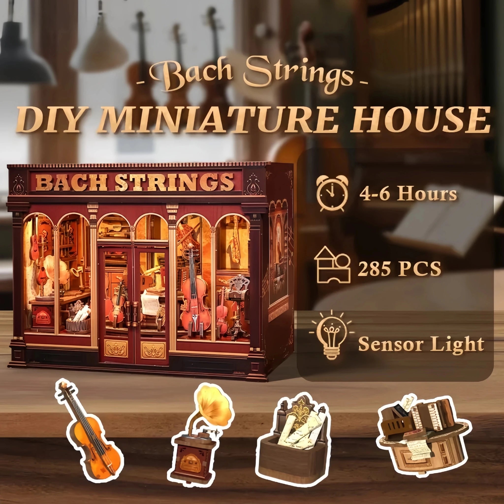 HiNooki - Bach StringsBook Nook