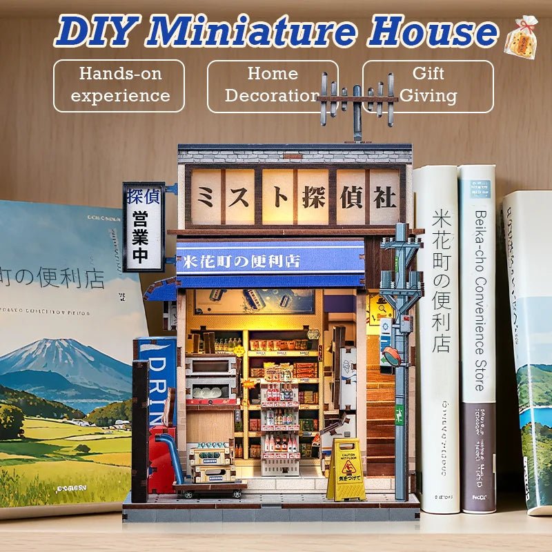 HiNooki - Beika - cho Convenience StoreDIY Miniature House