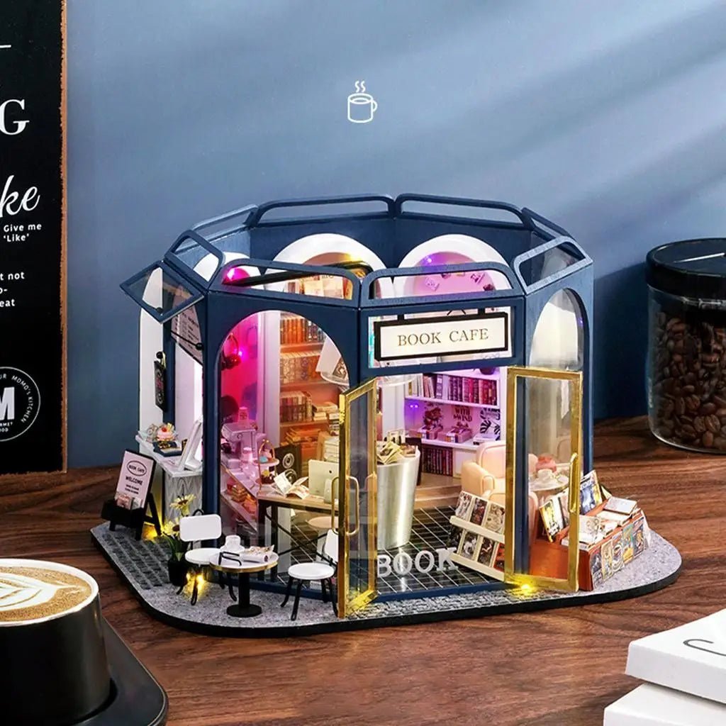 HiNooki - Book CafeDIY Miniature House