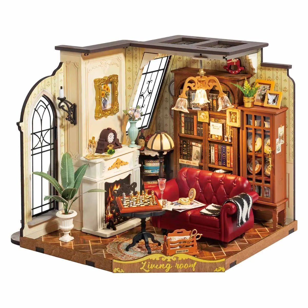 Catherine's Living Room – DIY miniature house kit, HiNooki (image 8)