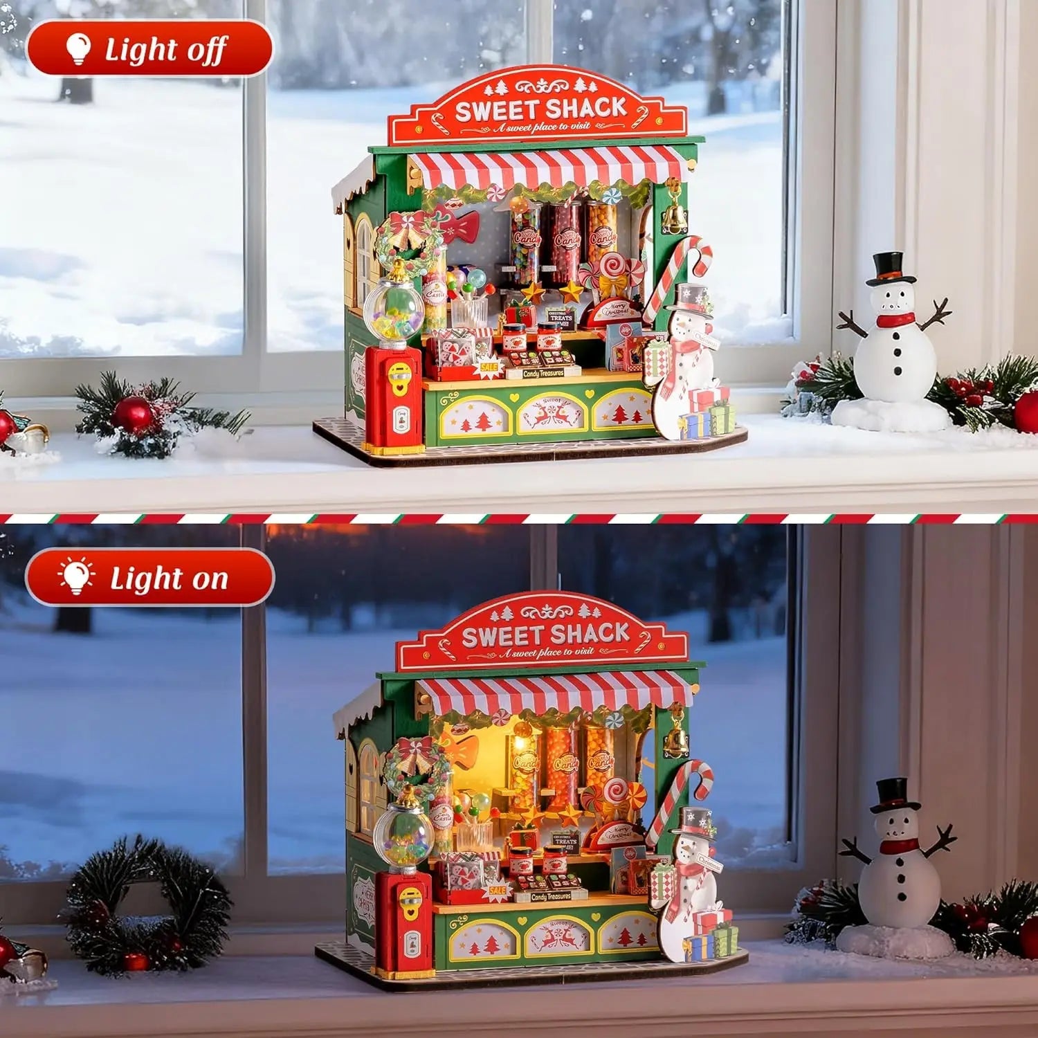 HiNooki - Christmas Candy StandDIY Miniature House