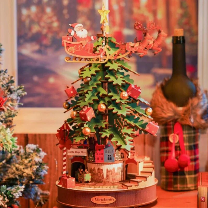 HiNooki - Christmas Melody Tree3D Wooden Puzzles
