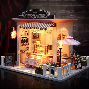 Cocoa's Fantastic Ideas DIY Book Nook Kit by HiNooki – Miniature Bookshelf Insert | Book Lovers Gift, Cozy Home Decor.