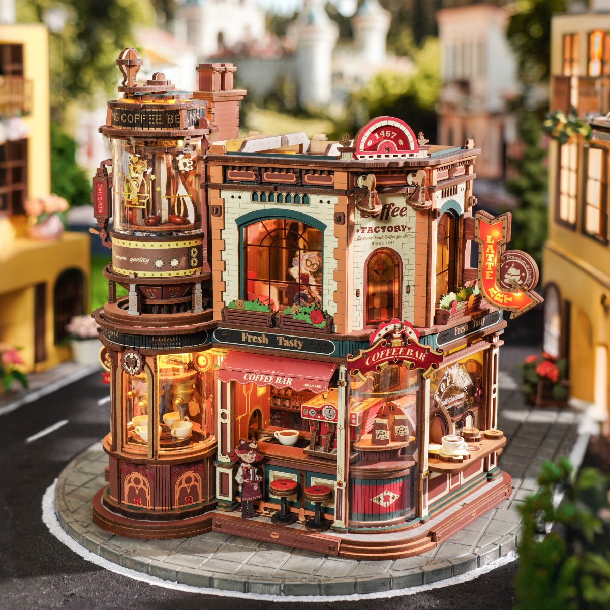HiNooki - Coffee Factory3D Wooden Puzzles