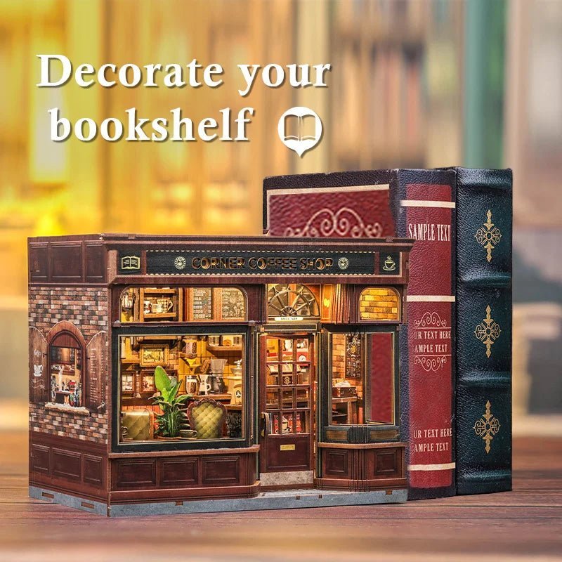 HiNooki - Corner Coffee ShopDIY Miniature House