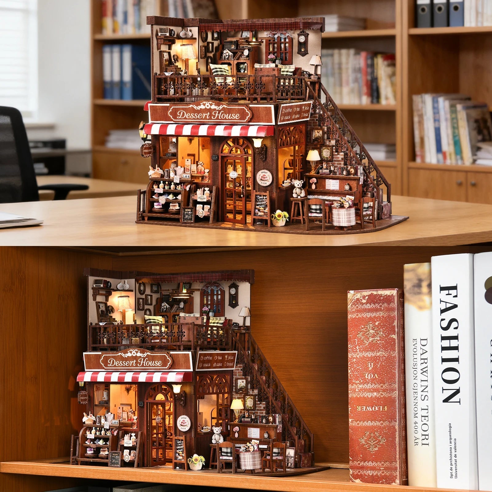 HiNooki - Corner Dessert HouseDIY Miniature House