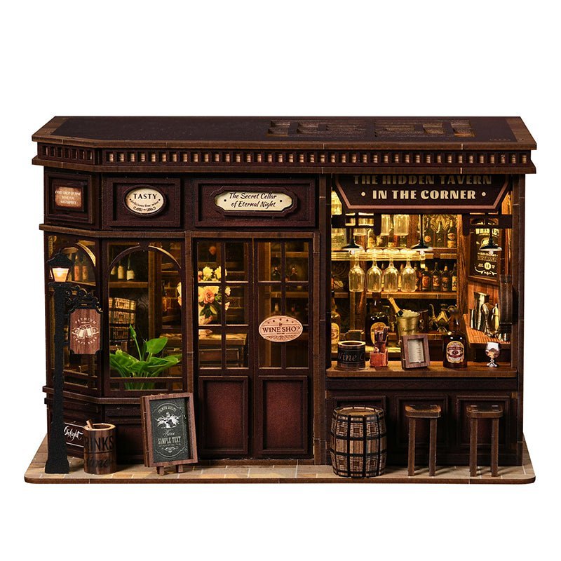 HiNooki - Corner TavernDIY Miniature House