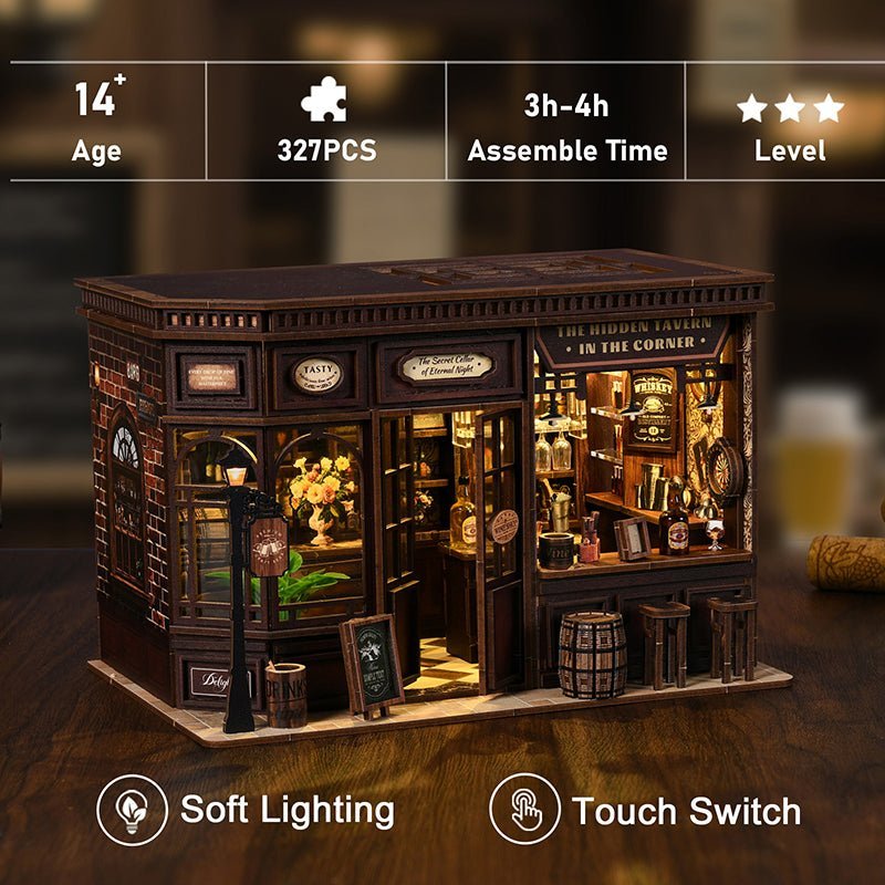 HiNooki - Corner TavernDIY Miniature House