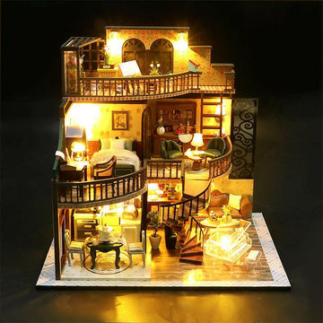 Dreamweaver Loft DIY Book Nook Kit by HiNooki – Miniature Bookshelf Insert | Book Lovers Gift, Cozy Home Decor.