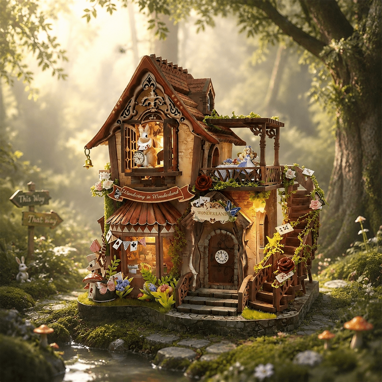 HiNooki - Dreamy CottageDIY Miniature House