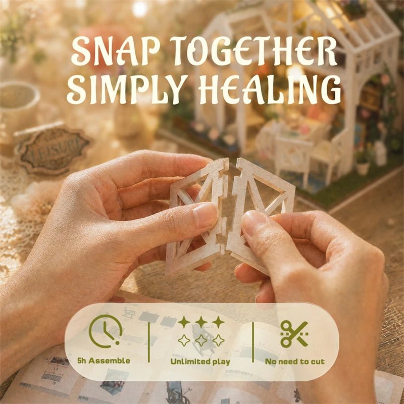 HiNooki - Floral RetreatDIY Miniature House Kit