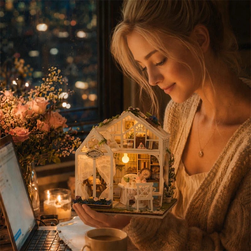 HiNooki - Floral RetreatDIY Miniature House Kit