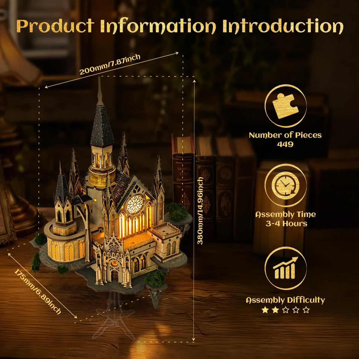 HiNooki - Glen Sky CitadelDIY Mechanical Model Kit