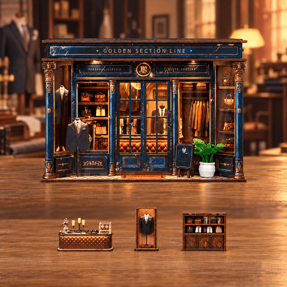 HiNooki - Golden Section LineDIY Miniature House Kit