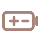 Battery-powered specification icon