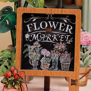 The Flower Market sign