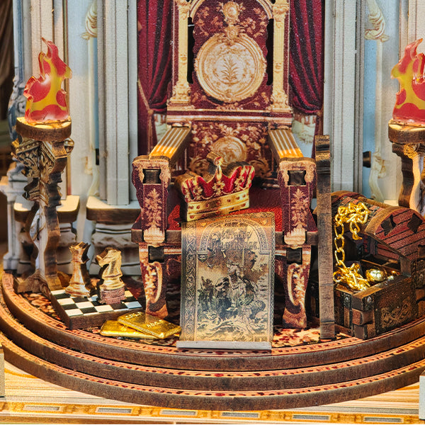 A throne fit for the scene