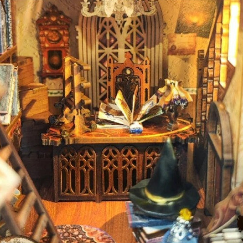 An open book of spells