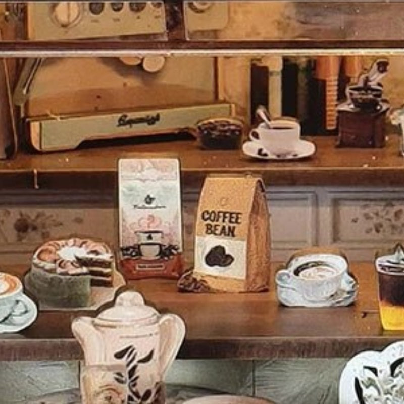 Coffee at the serving window
