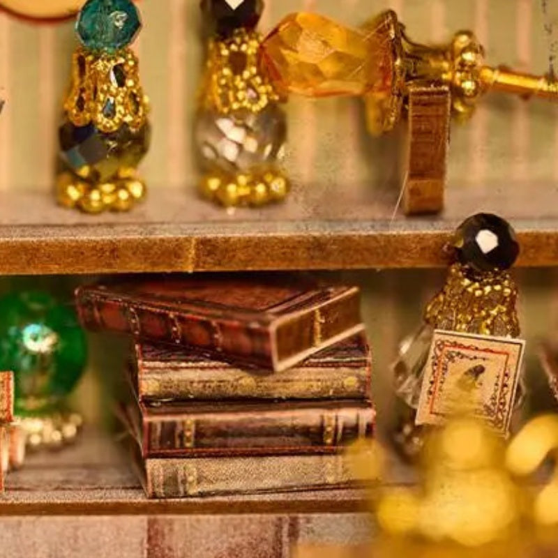 Books behind the shopfront
