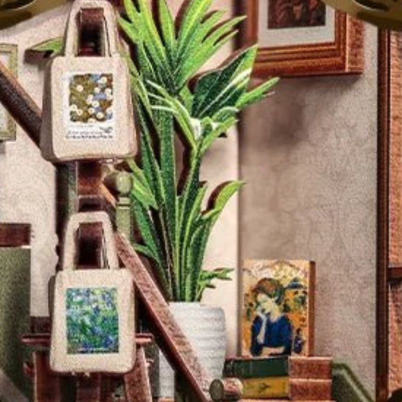Greenery by the stairway
