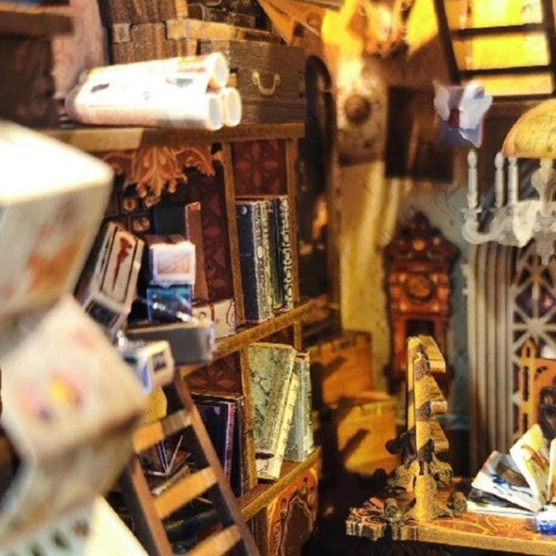 Spellbooks from floor to ceiling