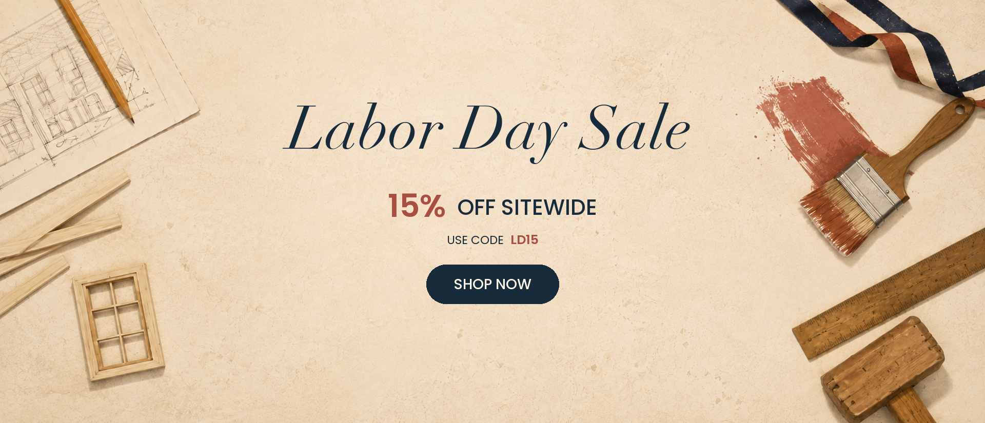 Labor Day Sale — 15% off sitewide with code LD15