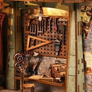 A tool wall for a tiny inventor
