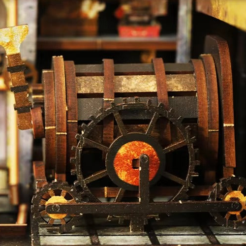 An engine built in layers