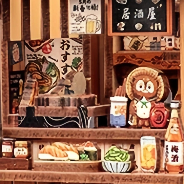 A counter set with small dishes