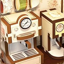 Coffee machines in miniature