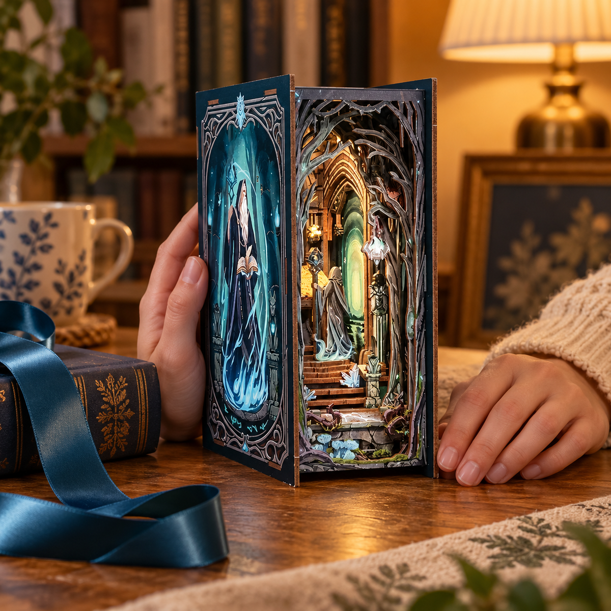 gate of wonderland — a finished miniature in a personal home setting
