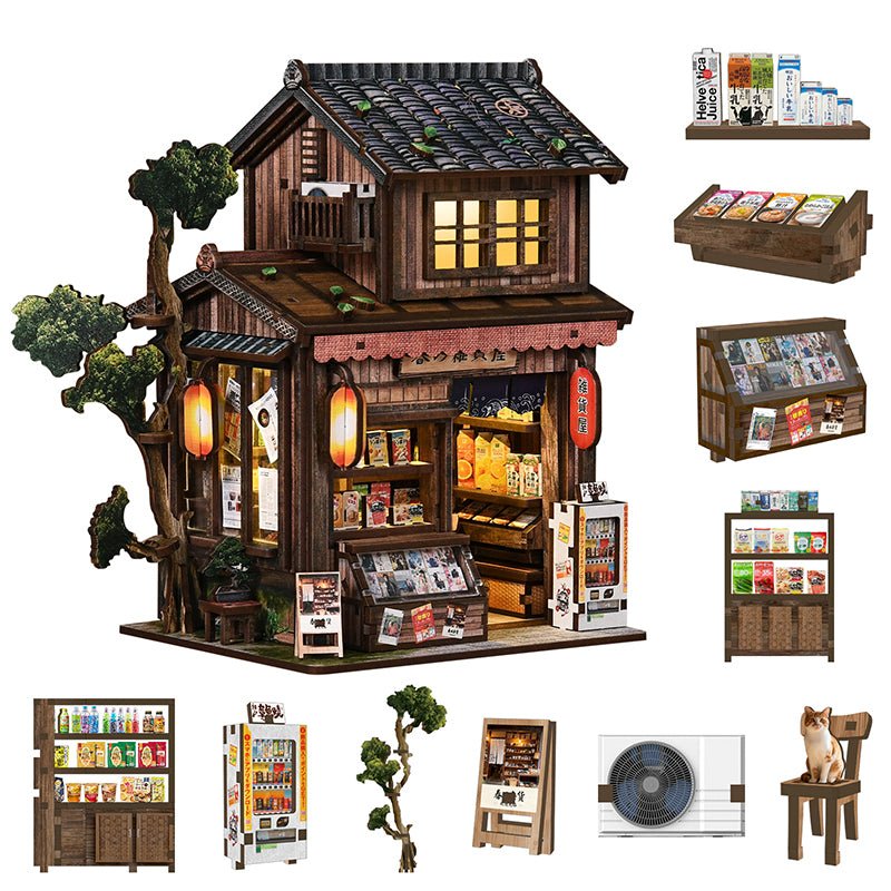 HiNooki - Kasuga Grocery StoreDIY Miniature House
