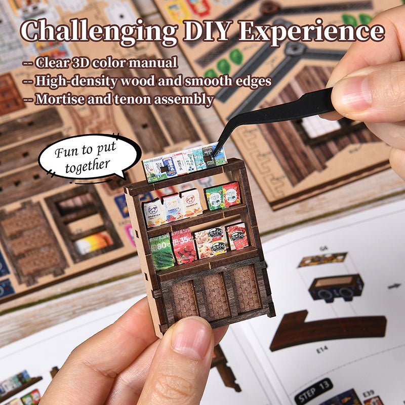 HiNooki - Kasuga Grocery StoreDIY Miniature House