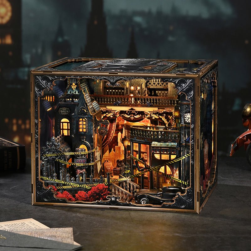 HiNooki - Lamplight Veiled PathDIY Book Nook Kit