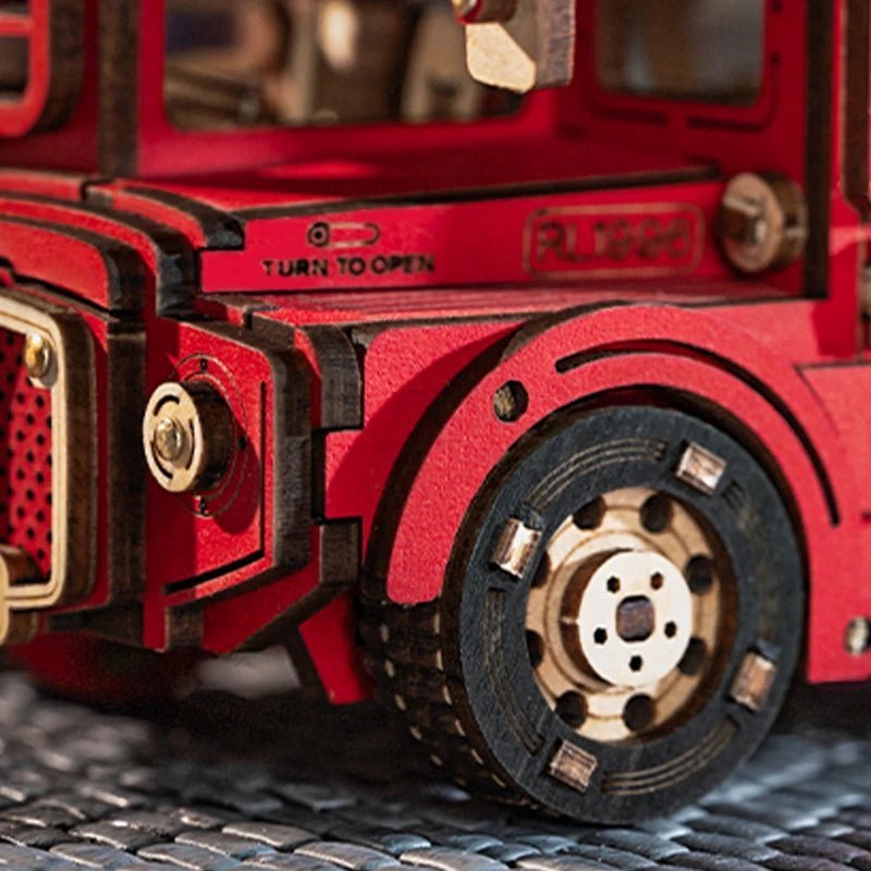 HiNooki - London Tour Bus3D Wooden Puzzles
