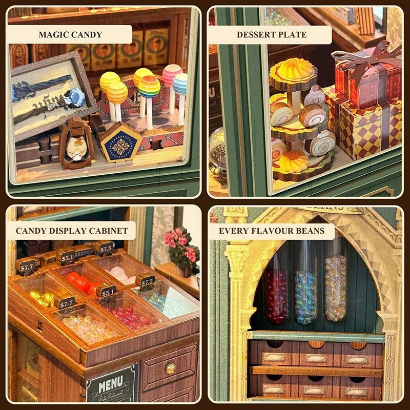 HiNooki - Magic Candy ShopDIY Book Nook Kit