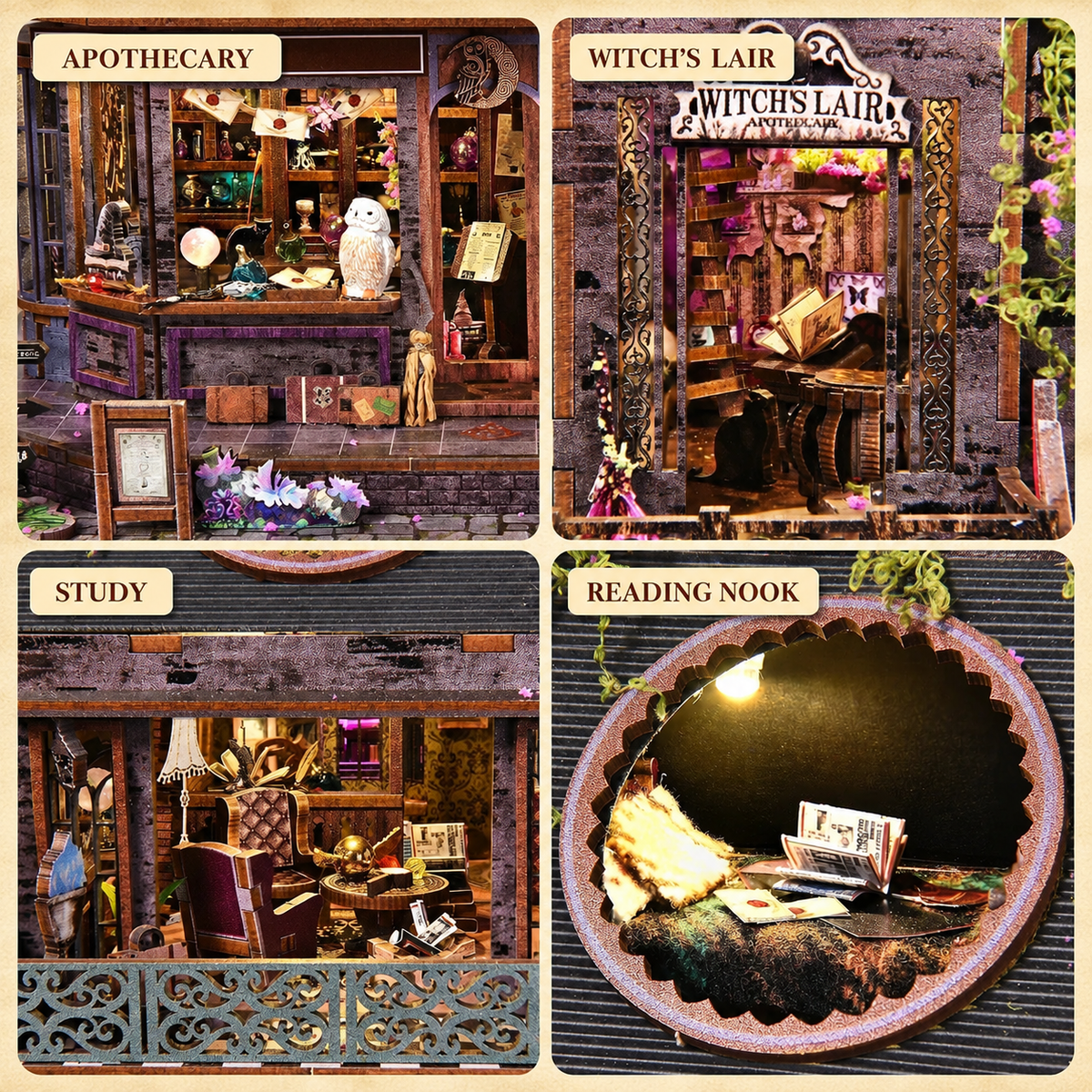 HiNooki - Magic CastleDIY Miniature House Kit