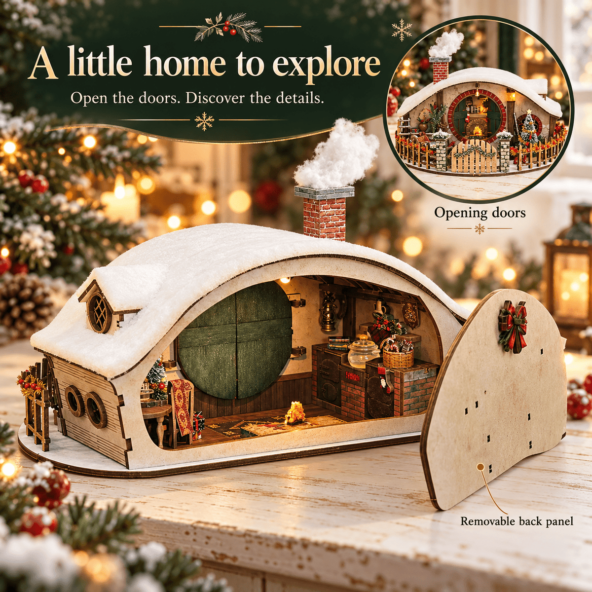 HiNooki - Magic Ring Snow HouseDIY Miniature House Kit