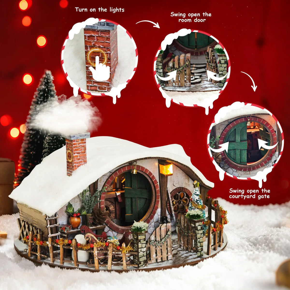 HiNooki - Magic Ring Snow HouseDIY Miniature House Kit