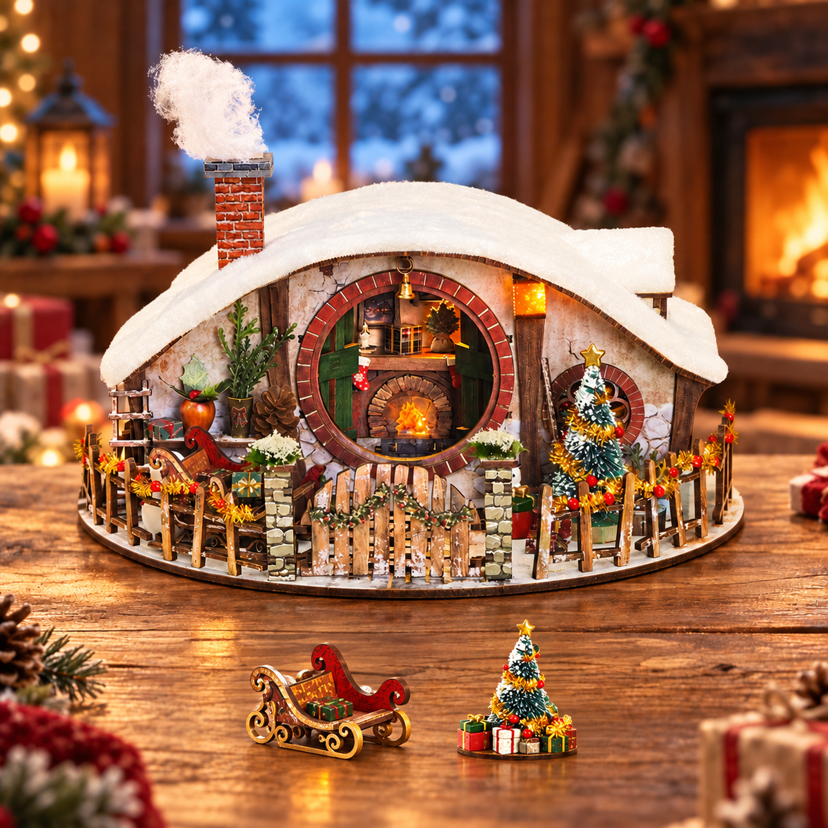 HiNooki - Magic Ring Snow HouseDIY Miniature House Kit