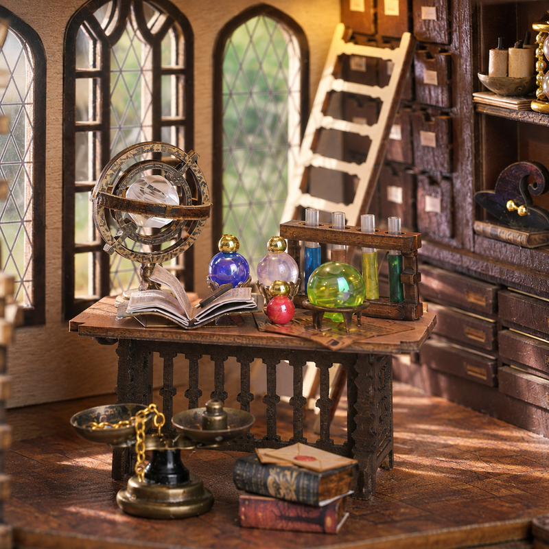 Inside the little laboratory