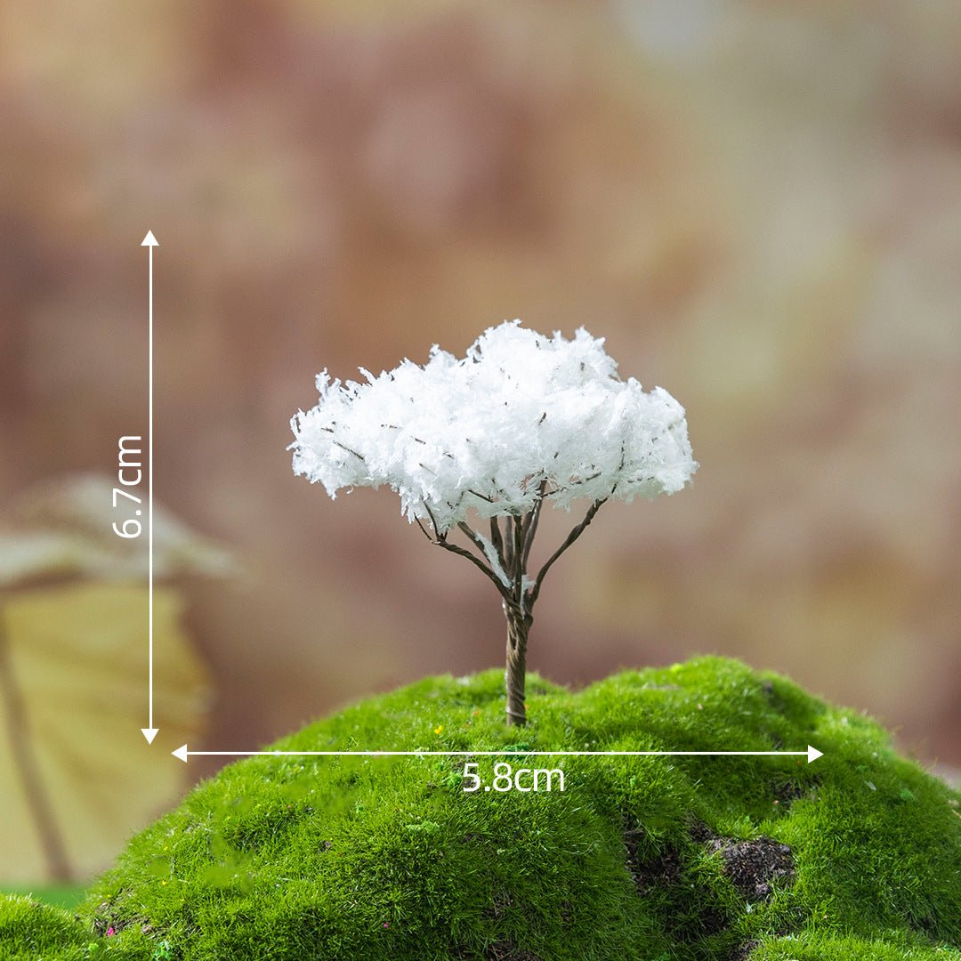 HiNooki - Mini Seasonal Tree - ❄️ Winter Frost TreeDollhouse Accessories