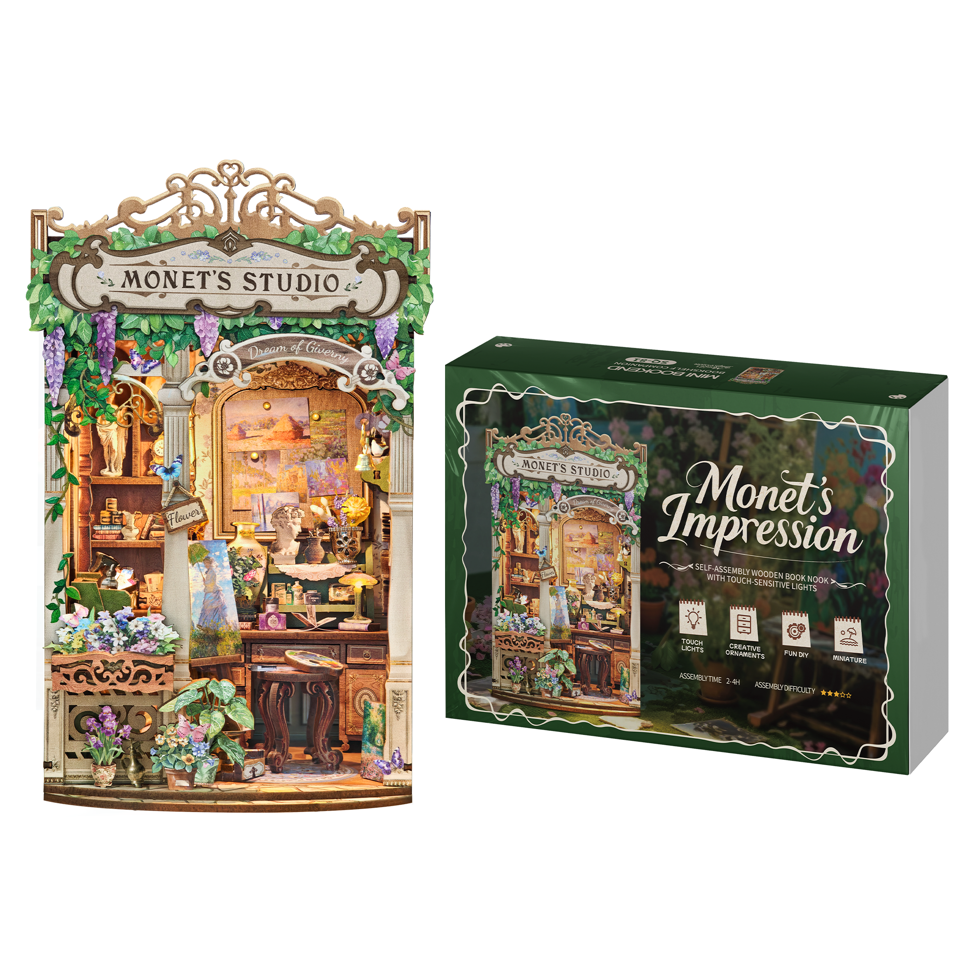 HiNooki - Monet's ImpressionBook Nook