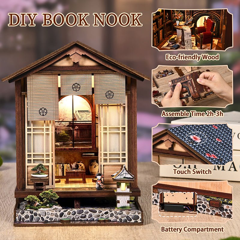 HiNooki - Moss - Lantern GardenBook Nook