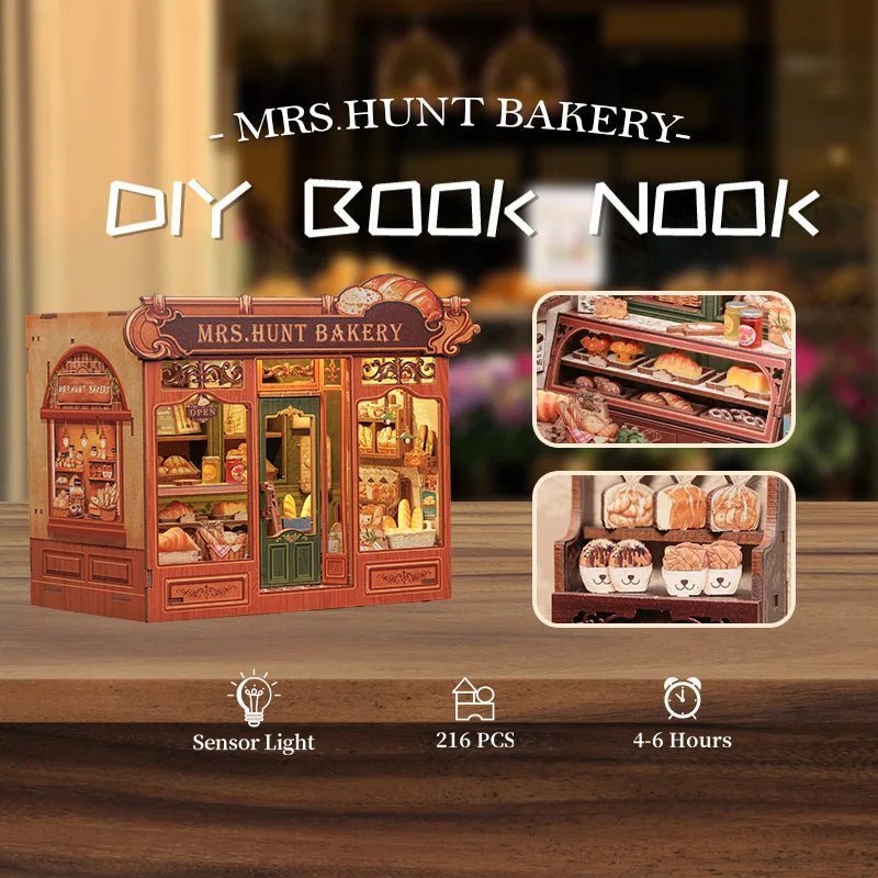 HiNooki - Mrs Hunt BakeryDIY Miniature House